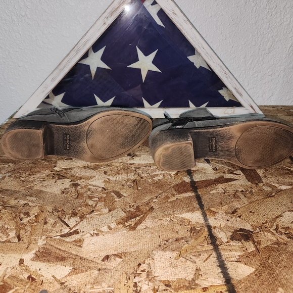 SONOMA Women's Ankle Boots Side Zip, Buckle (Gray Black) - SIZE 9 - Picture 6 of 8